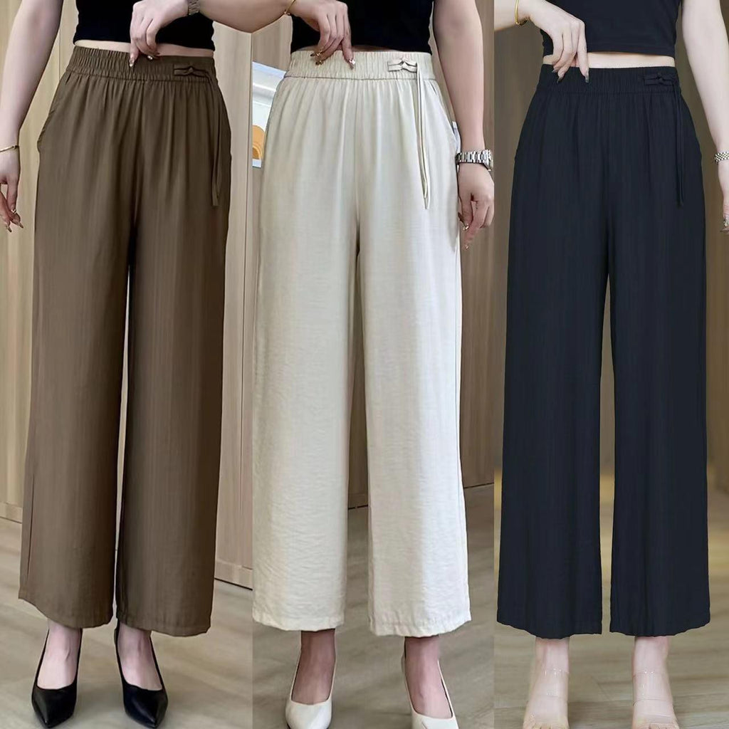 Summer New Chinese-style Capri Pants For Women by Ricaloux
