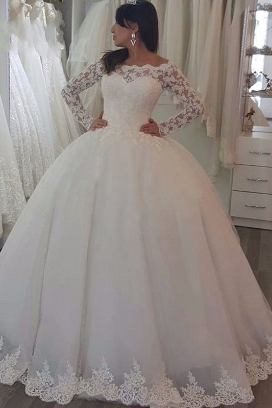 Elegant Ladies Custom Wedding Gown Bridal Dresses - RICALOUX