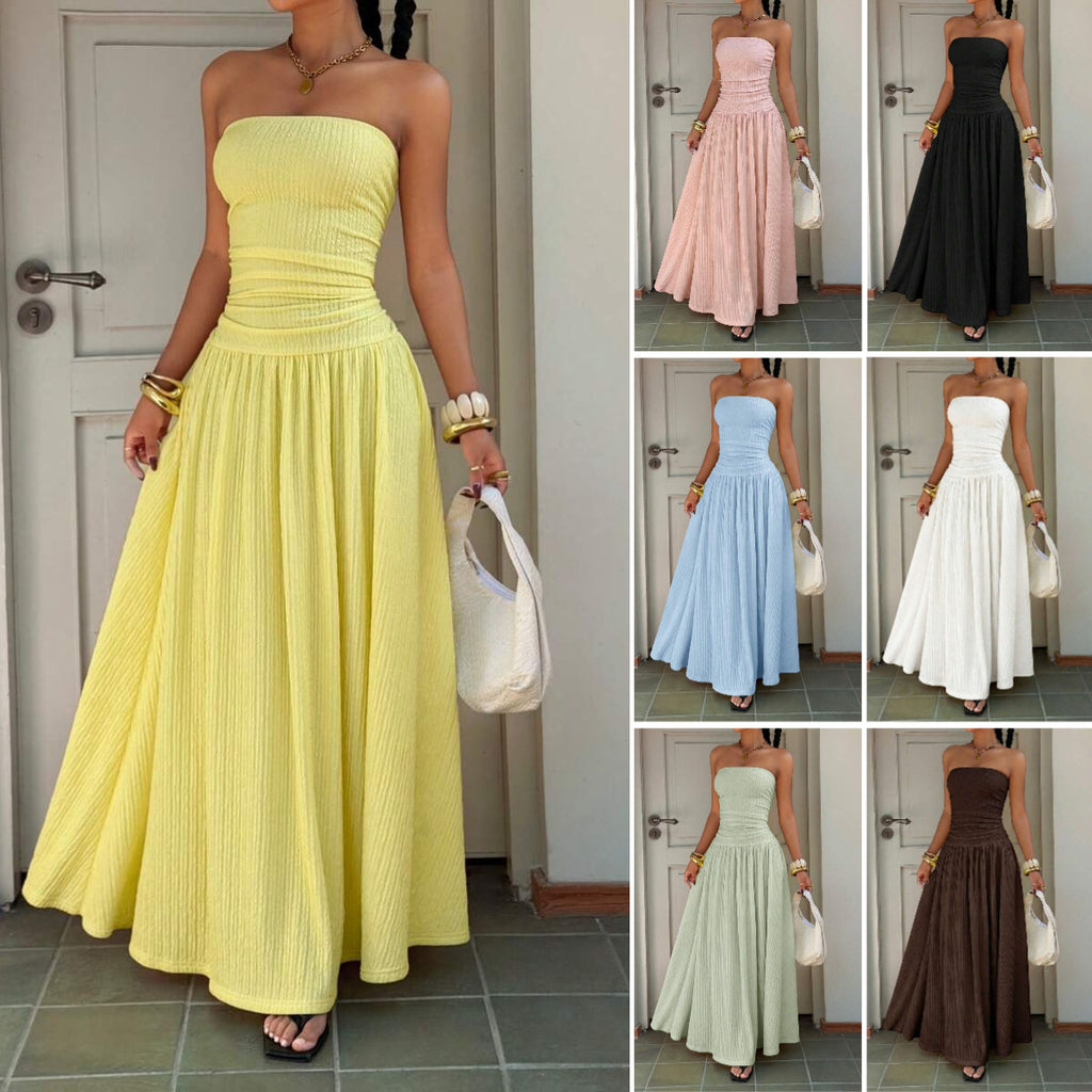 Women's Elegant Figure-hugging Strapless Dress by Ricaloux