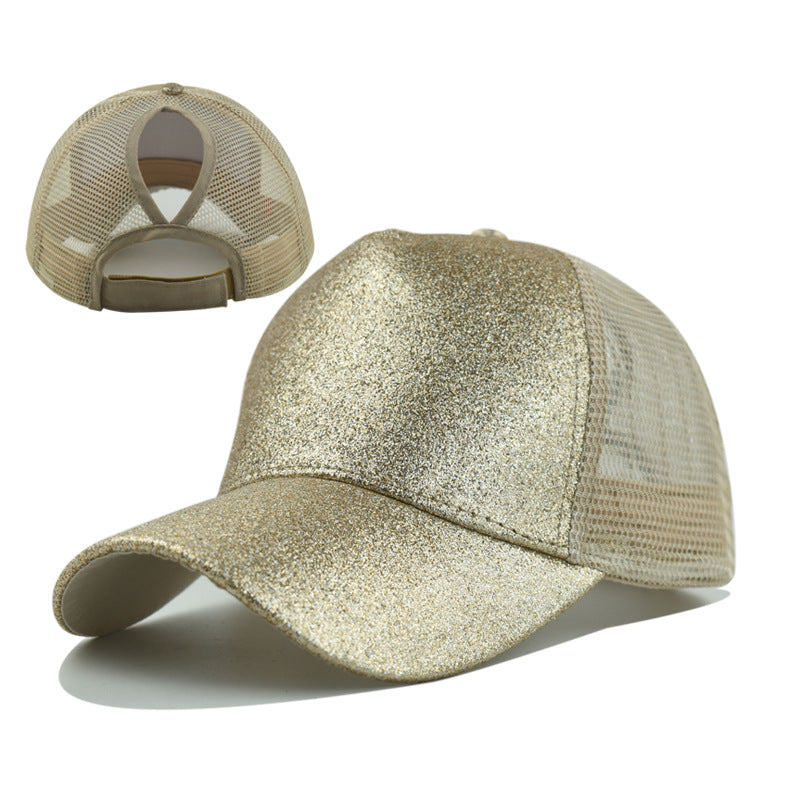 Women's Netting Breathable, Allowing Hair To Be Exposed. Fashionable And Simple Style Baseball Cap. Suitable For Sisters To Go Out And Do Outdoor Activities. by Ricaloux