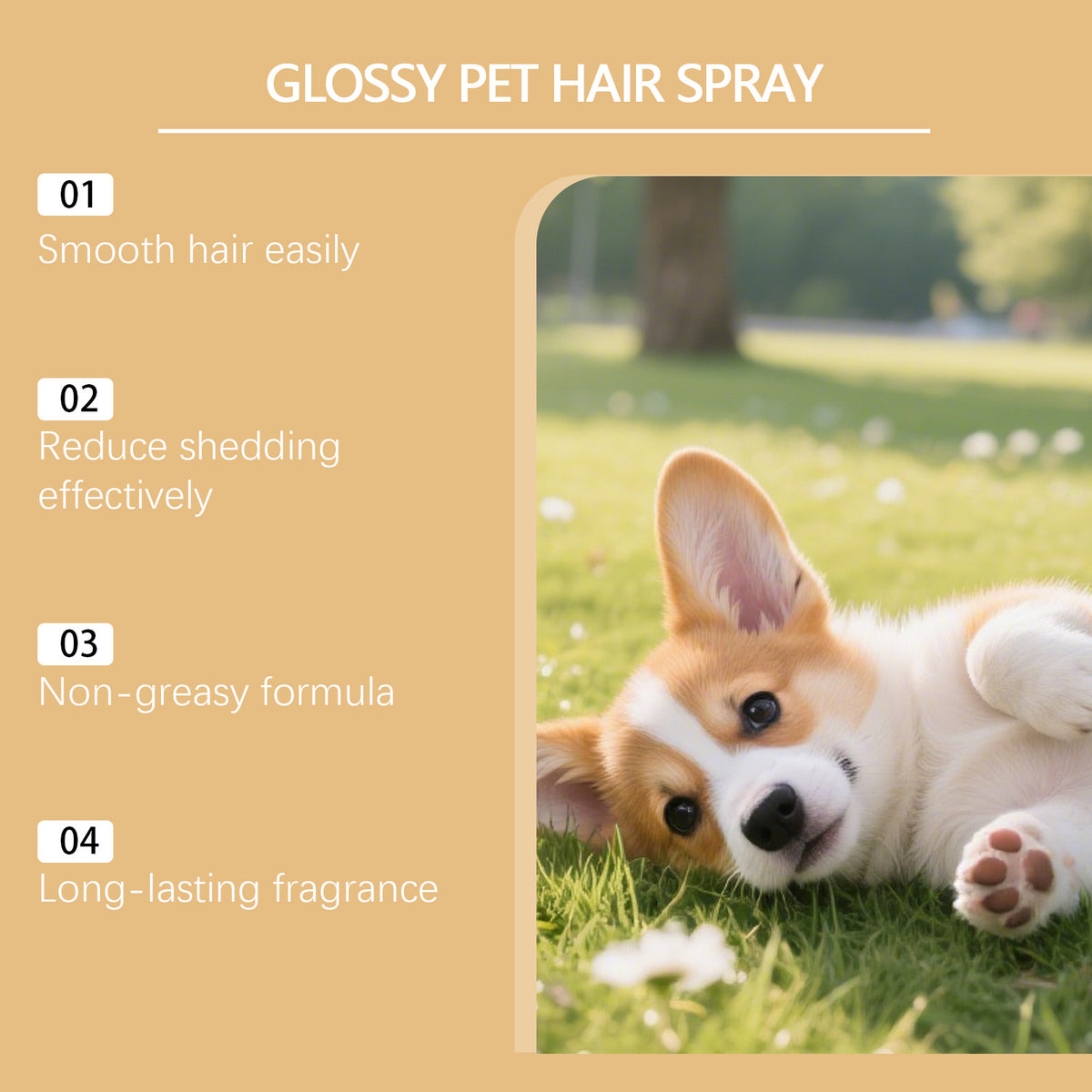 Pet Hair Smoothing Care Spray by Ricaloux