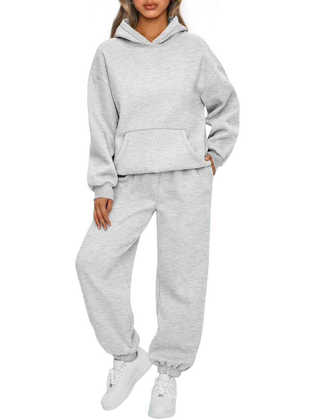 Women's Two-piece Casual Hoodie Sportswear Trousers Suit - RICALOUX