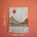 Hand Woven Tapestry Landscape Fringe Home Decor - RICALOUX