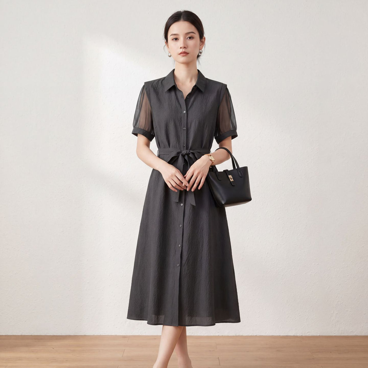 Jacquard Silk Dress For Women by Ricaloux