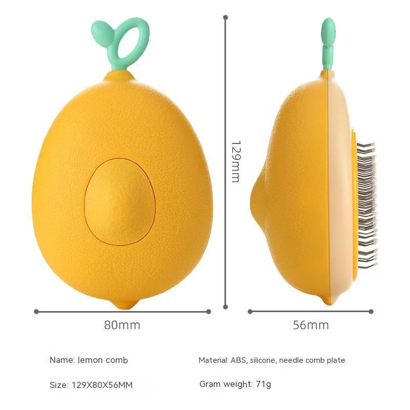 Cat Brush Hair Remover Cleaning Avocado Shaped Dog Grooming Tool Pet Combs Brush Stainless Steel Needle Pet Cleaning Care by Ricaloux
