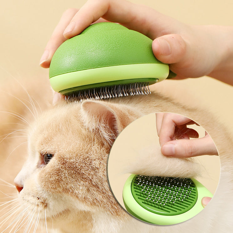 Cat Brush Hair Remover Cleaning Avocado Shaped Dog Grooming Tool Pet Combs Brush Stainless Steel Needle Pet Cleaning Care by Ricaloux
