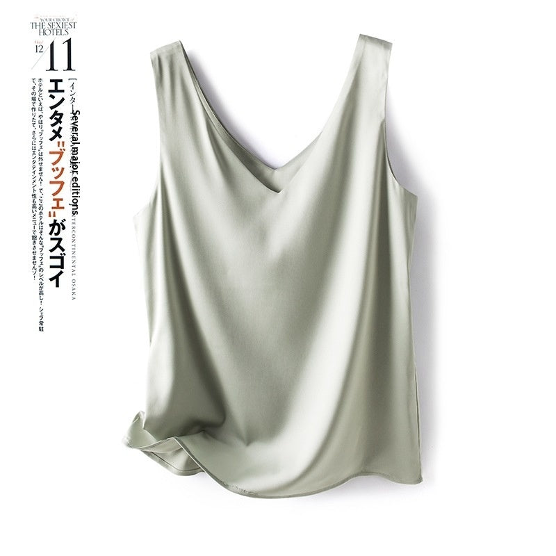 Womens Summer New Arrival Silky Satin Camisole by Ricaloux