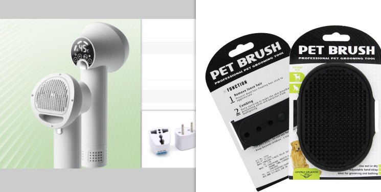 Smart Pet Hair Dryer Dog Golden Retriever Cat Grooming Hairdressing Blow & Comb Silent No Harm Pet Cleaning Supplies Pet Products - RICALOUX