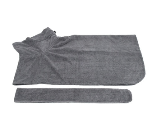 Absorbent Pet Bathrobe With Waist-wrapped Microfiber by Ricaloux