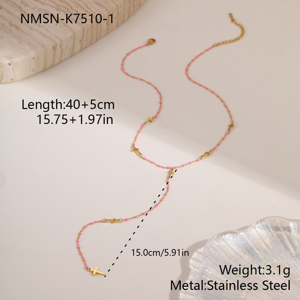 Stainless Steel Jewelry Tassel Necklace For Women – Premium 0 | RICALOUX
