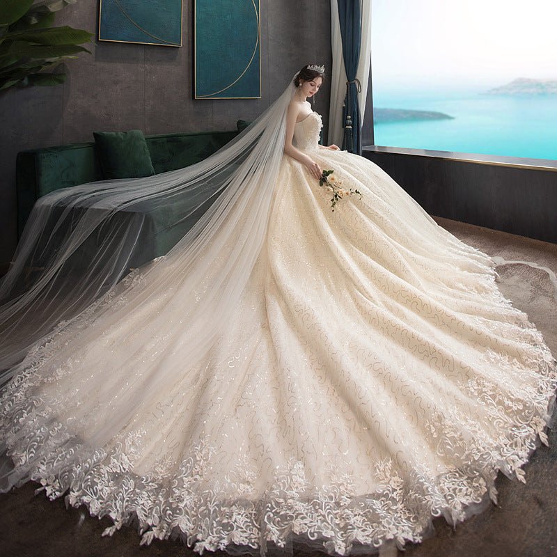 Going out Sasen light wedding dress - RICALOUX