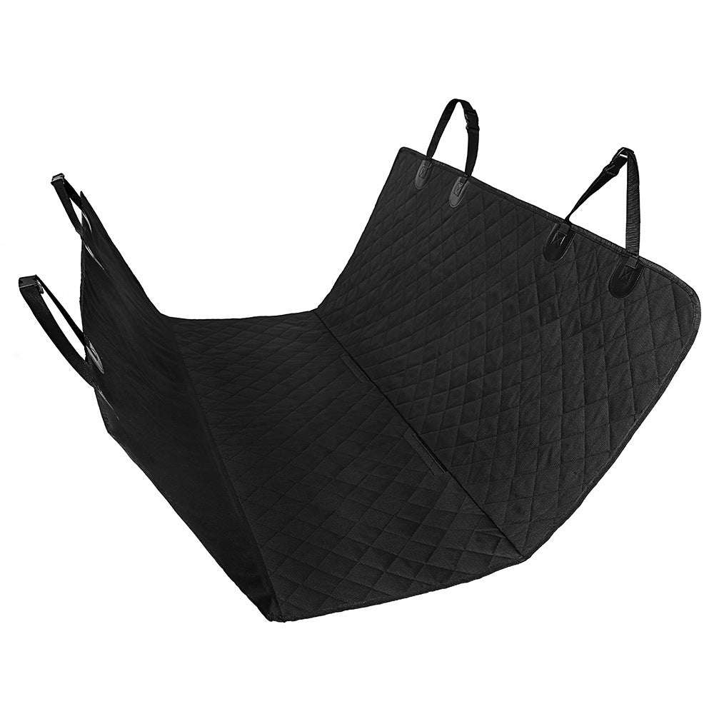 Dog Car Seat Cover View Mesh Pet Carrier Hammock Safety Protector Car Rear Back Seat Mat With Zipper And Pocket For Travel - RICALOUX