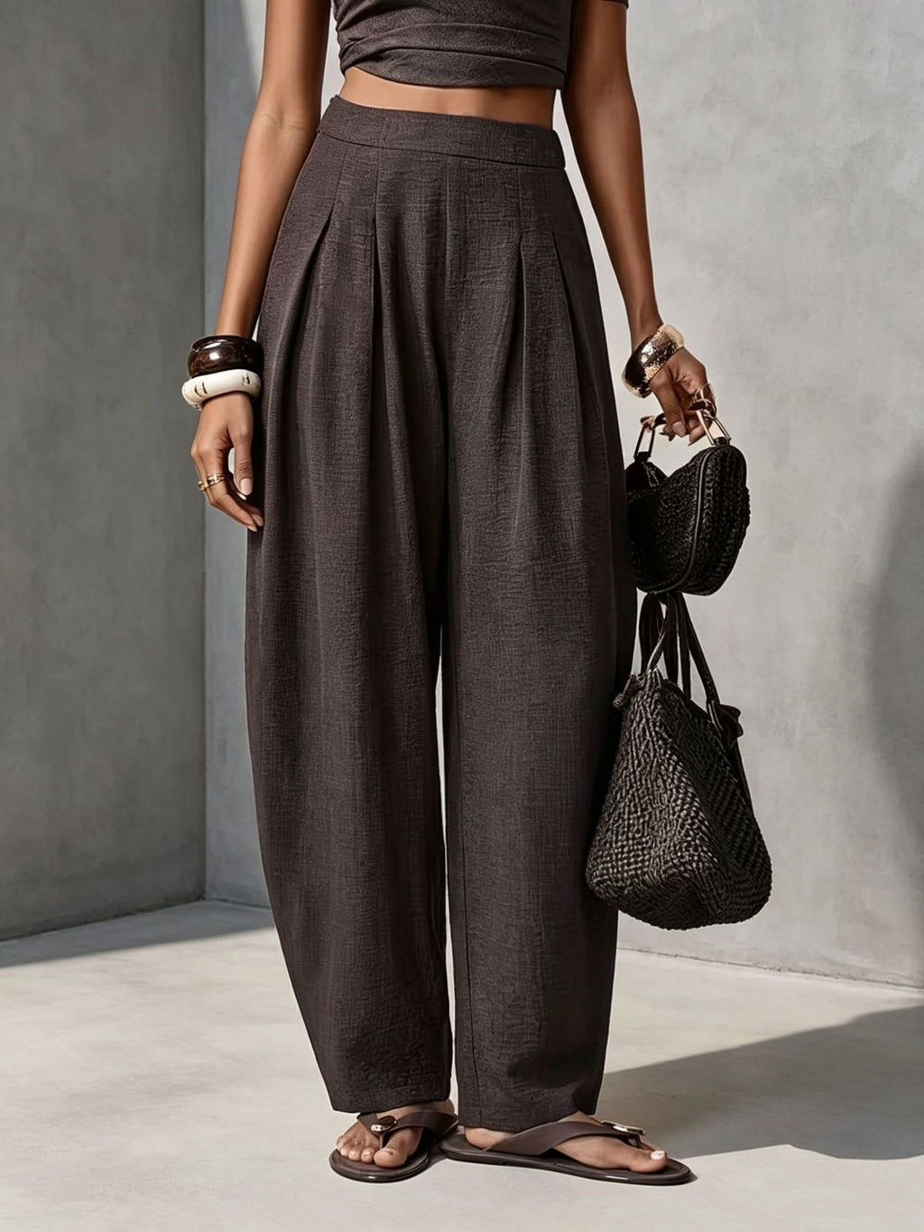 Retro Casual Versatile Womens Pants – Premium 0 | RICALOUX