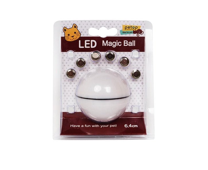 LED Laser Electronic Rolling Pet Funny Cat Toy Ball - RICALOUX