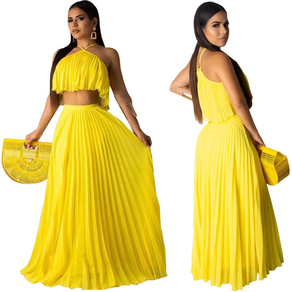 Two-layer fabric mainstream two-piece set - RICALOUX