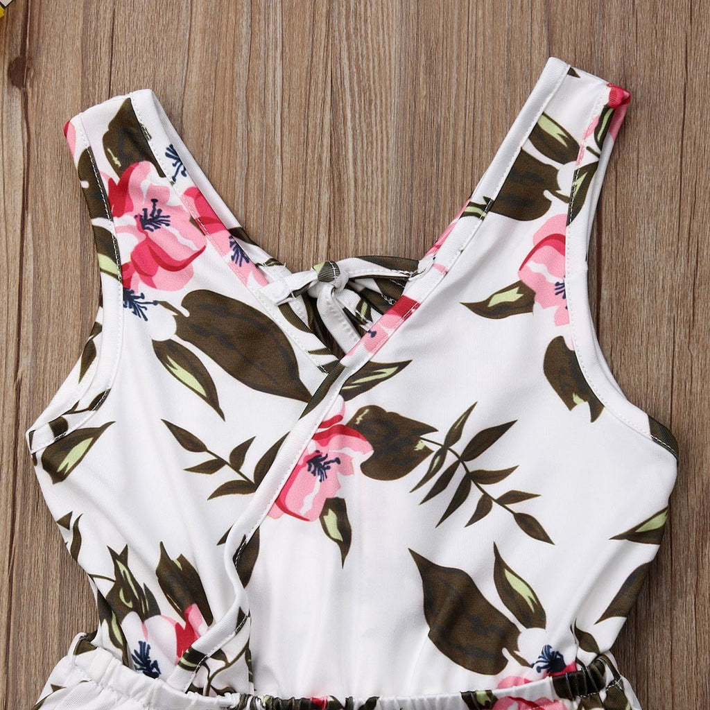 Summer Girls baby girl Floral Outfits Clothes - RICALOUX