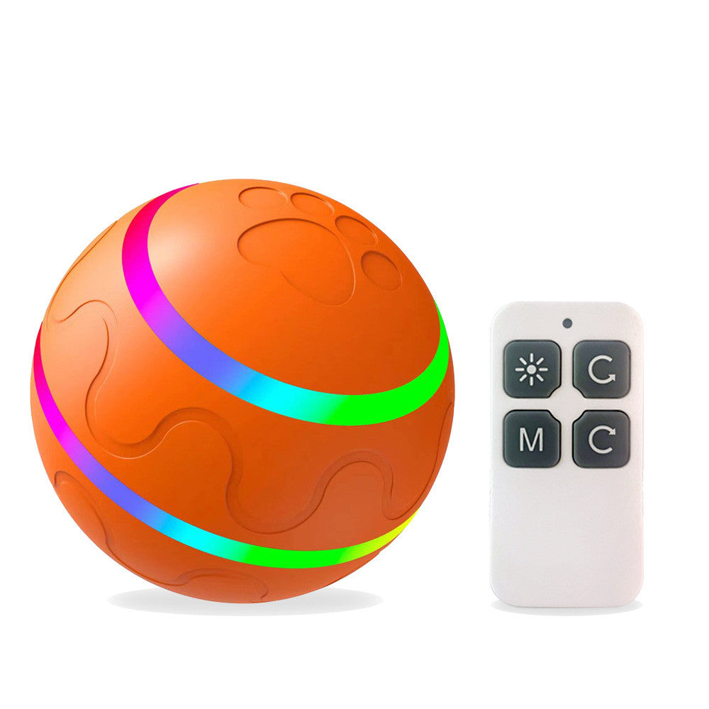 Pet New Cat Wicked Ball Toy Intelligent Ball USB Cat Toys Self Rotating Ball Automatic Rotation Ball by Ricaloux
