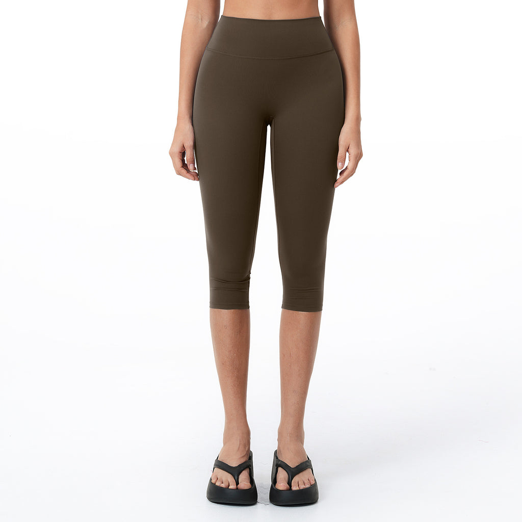 High-waisted Butt-lifting Form-fitting Slimming Workout Capris by Ricaloux