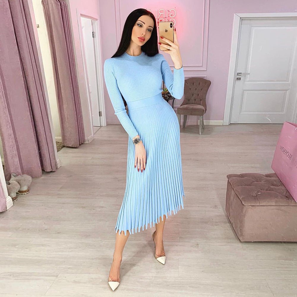 Knitted swing dress - RICALOUX