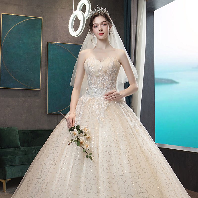 Going out Sasen light wedding dress - RICALOUX