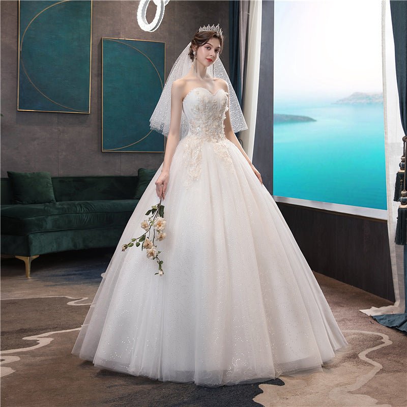Going out Sasen light wedding dress - RICALOUX