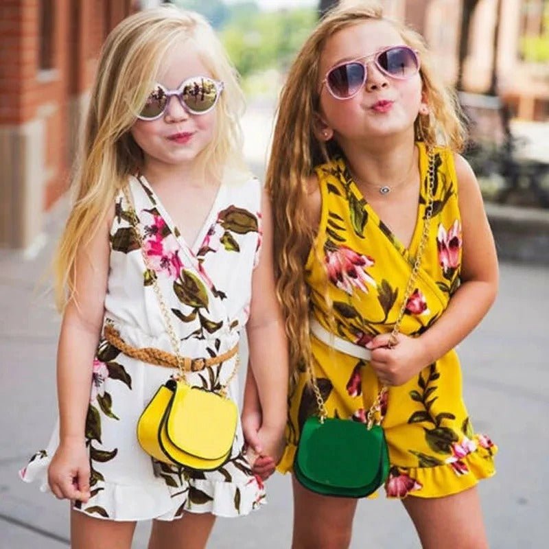Summer Girls baby girl Floral Outfits Clothes - RICALOUX