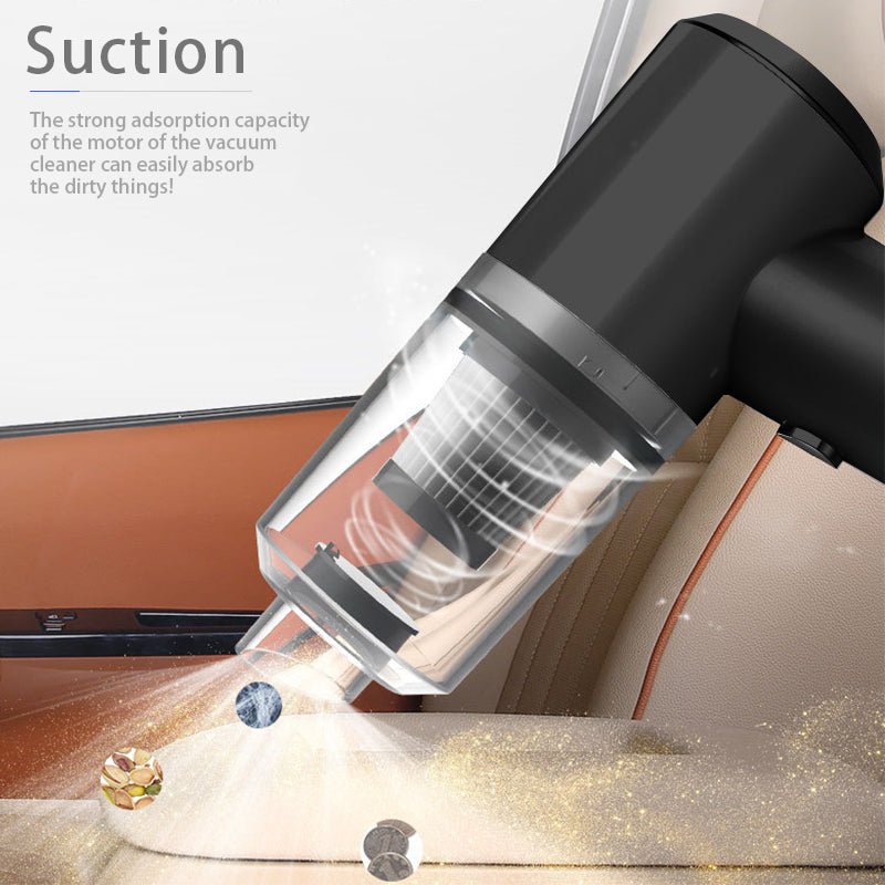 Wireless Car Vacuum Cleaner Portable Handheld High-power Vacuum Cleaner For Car Home Office Keyboard Cleaning - RICALOUX