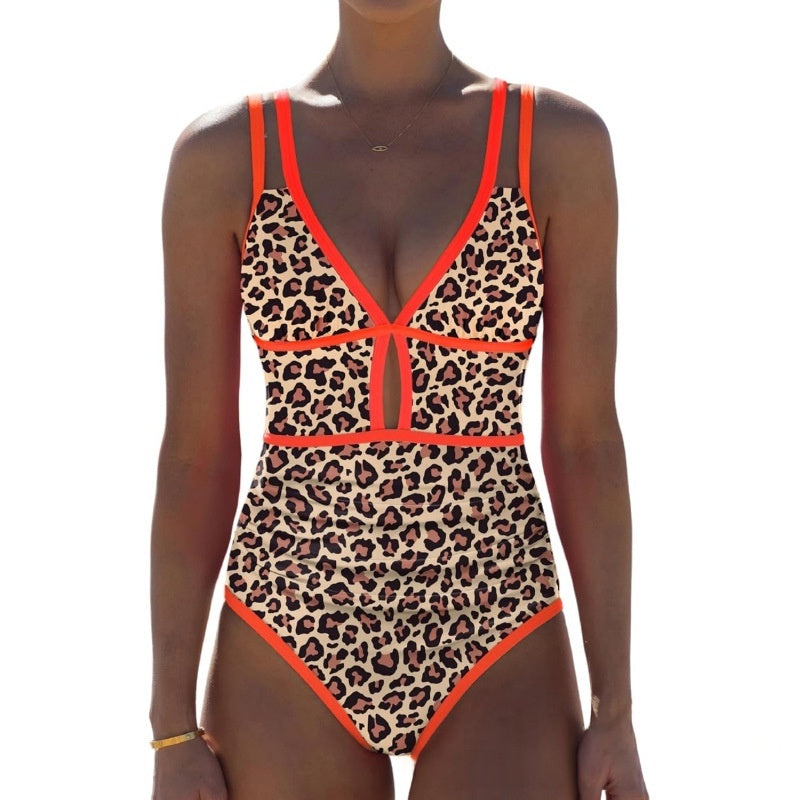 Color Block Sexy Flattering Swimsuit For Women by Ricaloux