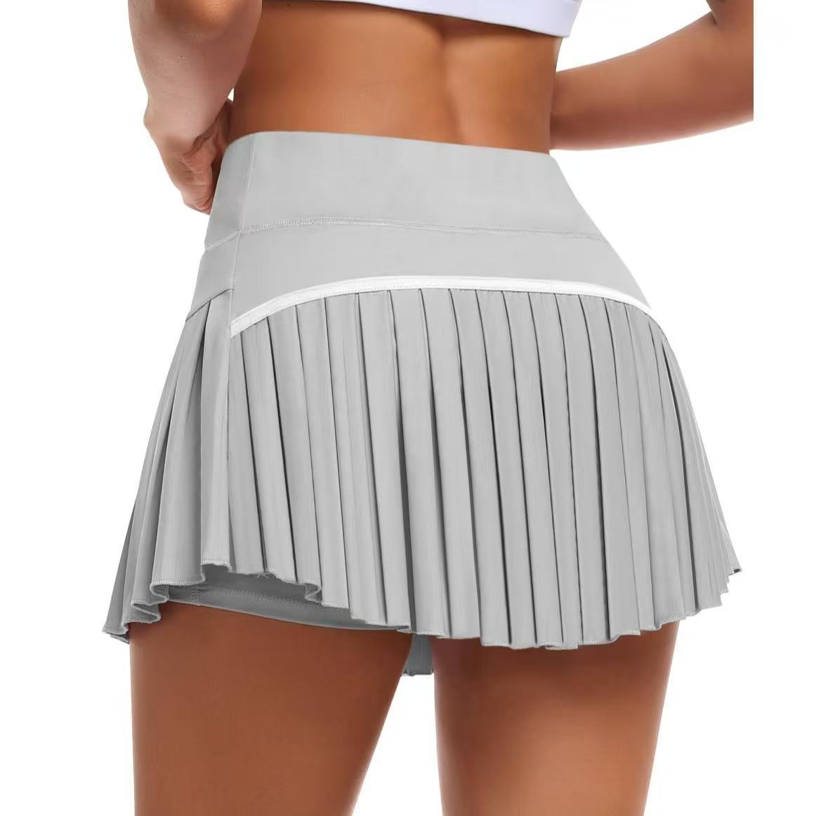 Fashionable Pleated High-waisted Skirt With Anti-exposure Design – Premium 0 | RICALOUX