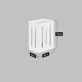Stainless Steel Kitchen Wall Mounted Kitchen Storage Rack Hole Plate - RICALOUX