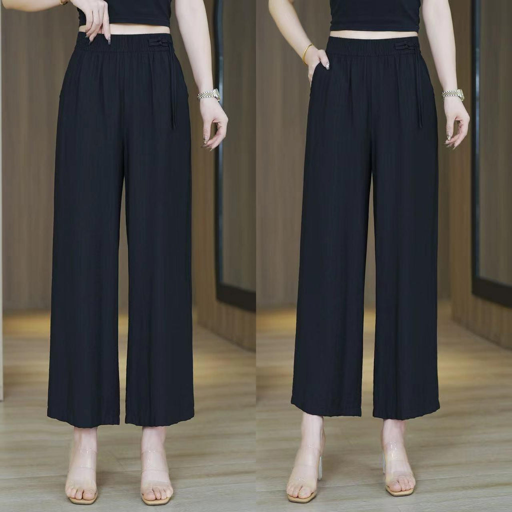 Summer New Chinese-style Capri Pants For Women by Ricaloux