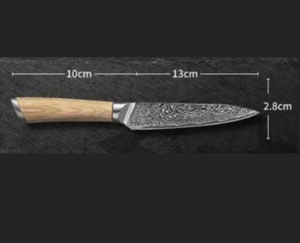 Damascus Kitchen Knife - RICALOUX
