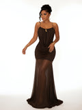 Strap-style Sexy Figure-flattering Sleeveless Dress by Ricaloux