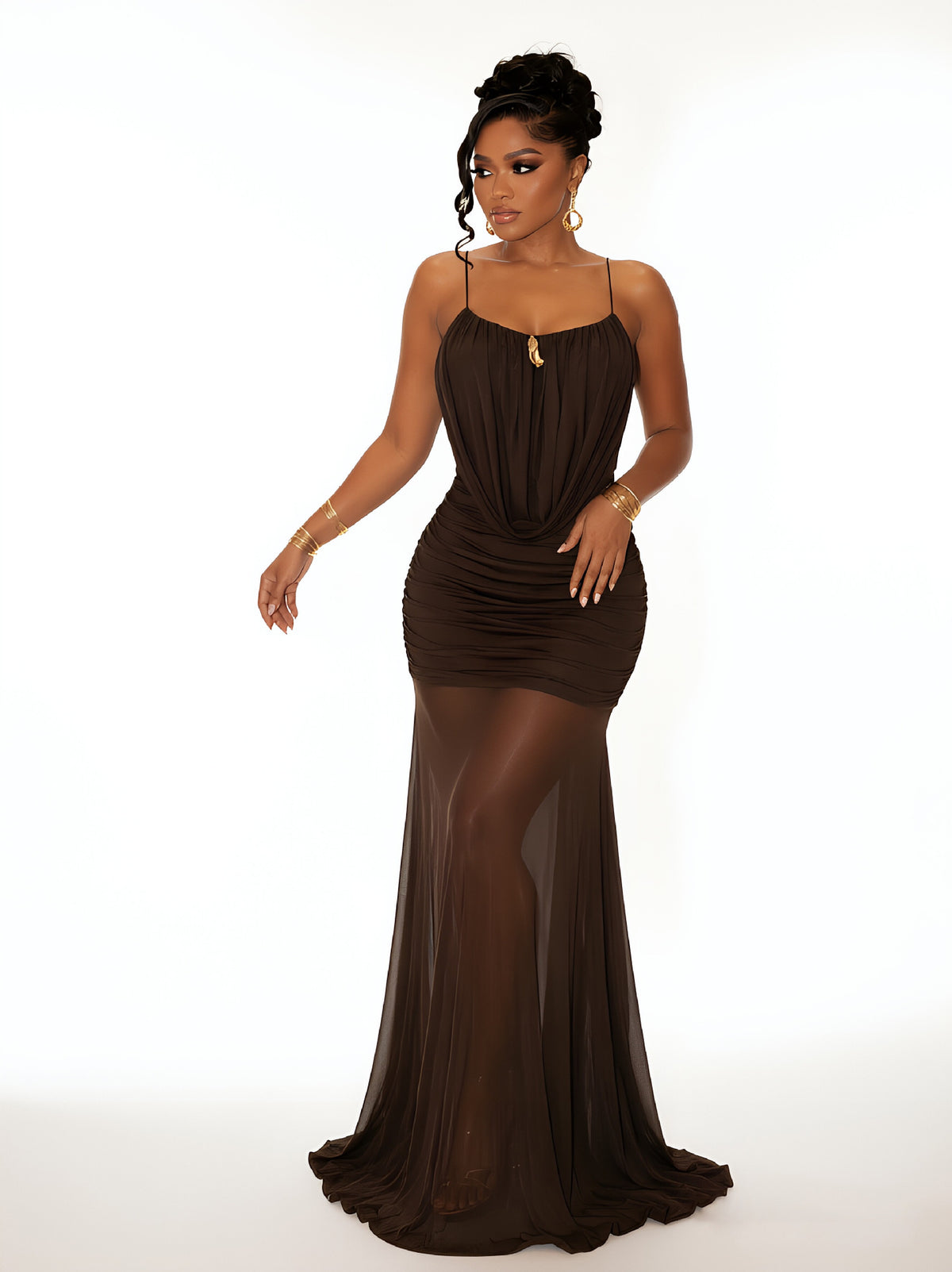 Strap-style Sexy Figure-flattering Sleeveless Dress by Ricaloux