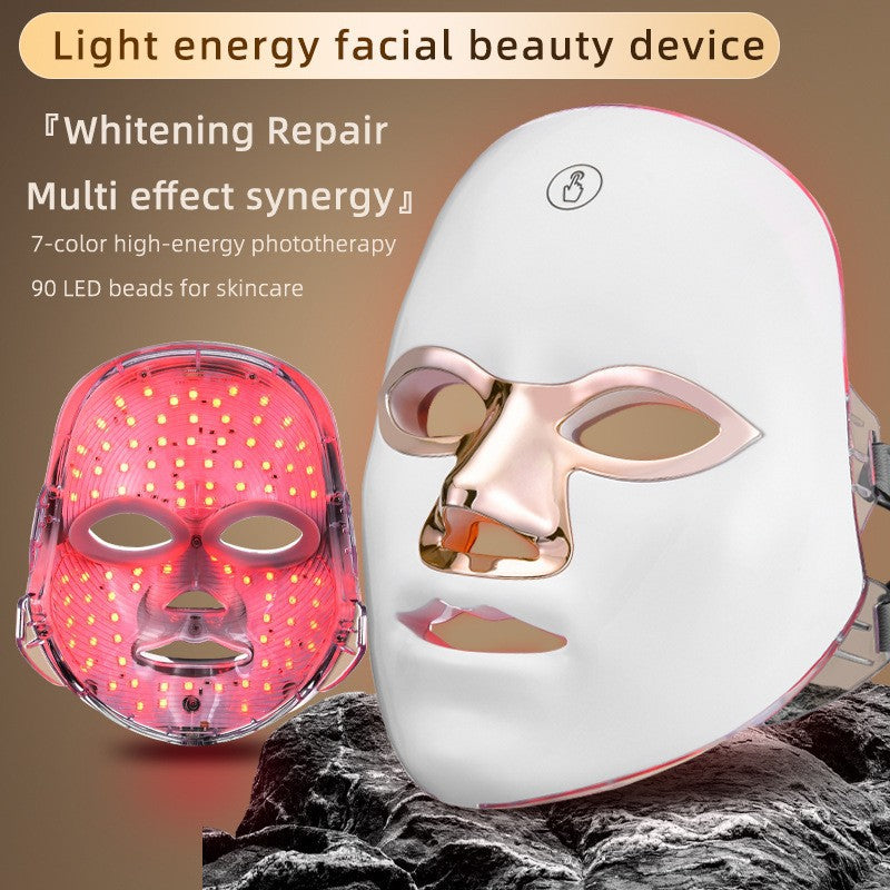 Red Light Facial Mask Beauty Lamp Home LED Facial Mask Device – Premium beauty/skincare | RICALOUX