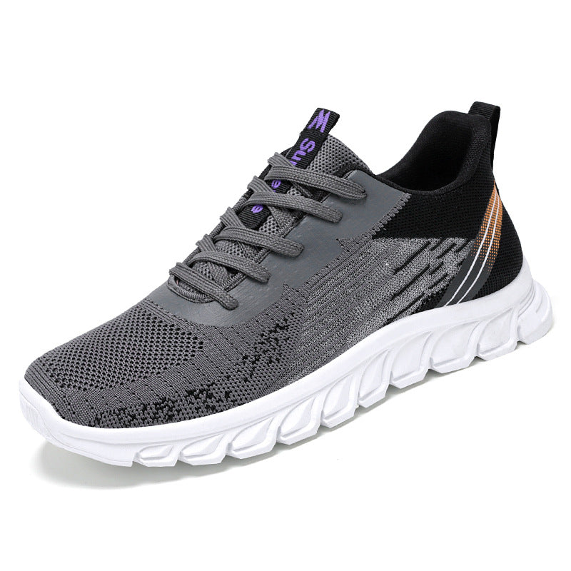Men Sneakers Fashion Wavy Bottom Shoes Sport Running Walking Shoes by Ricaloux