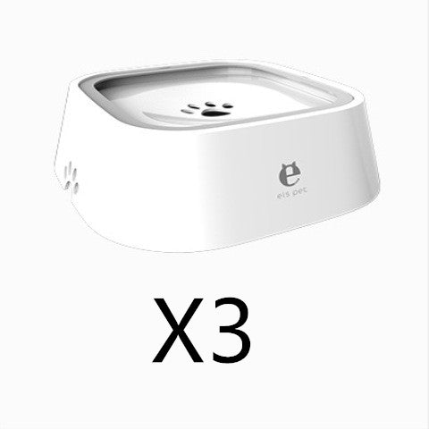 1.5L Cat Dog Water Bowl Carried Floating Bowl Anti-Overflow Slow Water Feeder Dispenser Pet Fountain ABS&PP Dog Supplies by Ricaloux