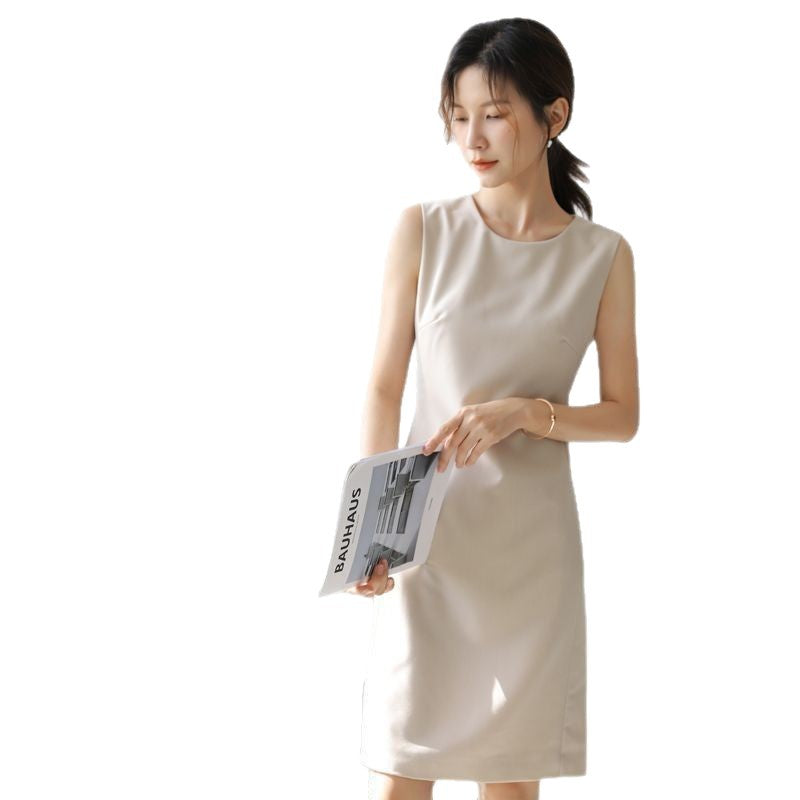 Sleeveless Summer Womens Mid-length Dress Figure-flattering And Slimming – Premium 0 | RICALOUX