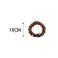 DIY Home Decor Natural Rattan Wreath - RICALOUX