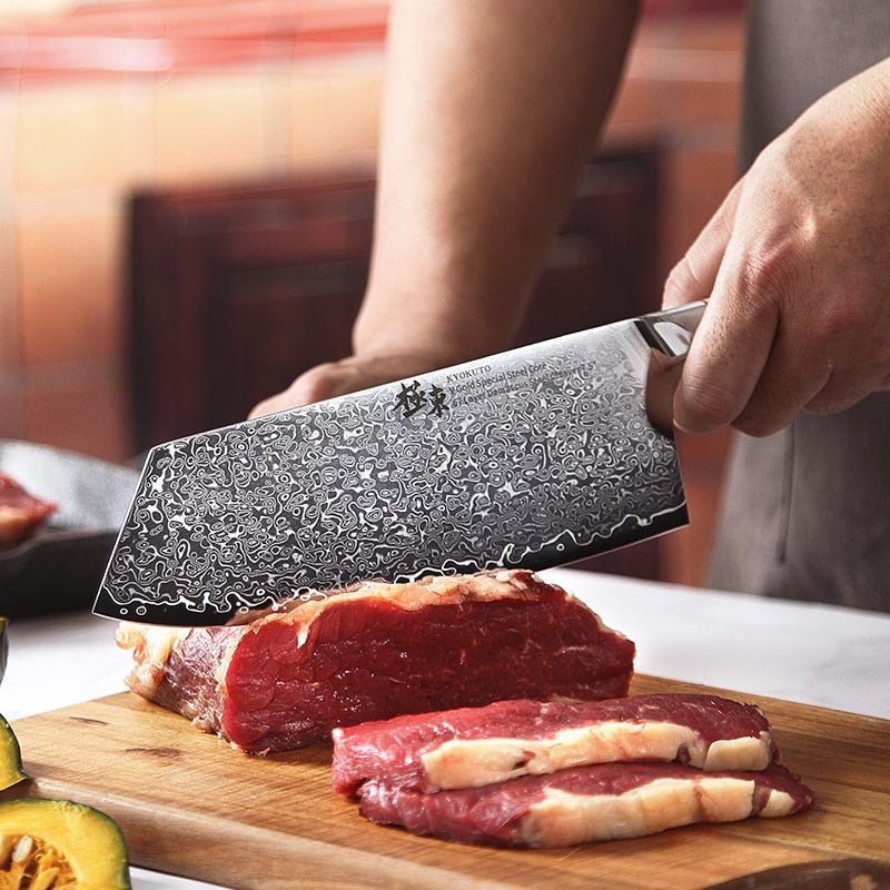 Damascus Kitchen Knife - RICALOUX