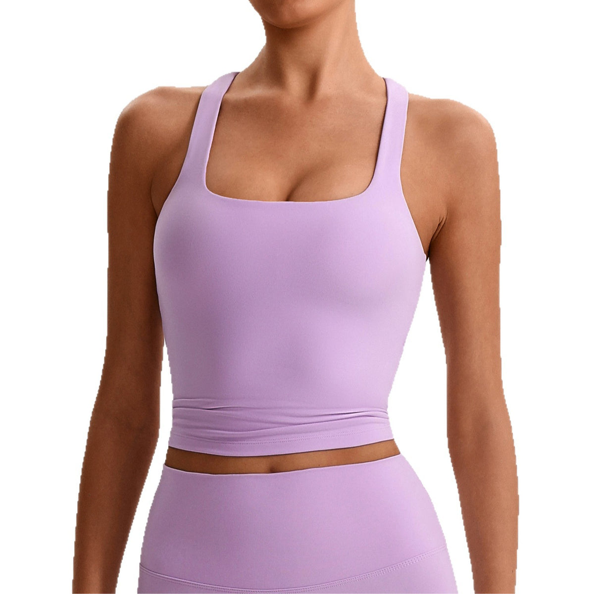 Womens Workout Top For Layering Running Sports Bra by Ricaloux