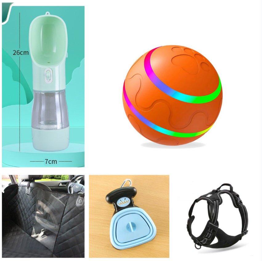 Pet New Cat Wicked Ball Toy Intelligent Ball USB Cat Toys Self Rotating Ball Automatic Rotation Ball - RICALOUX