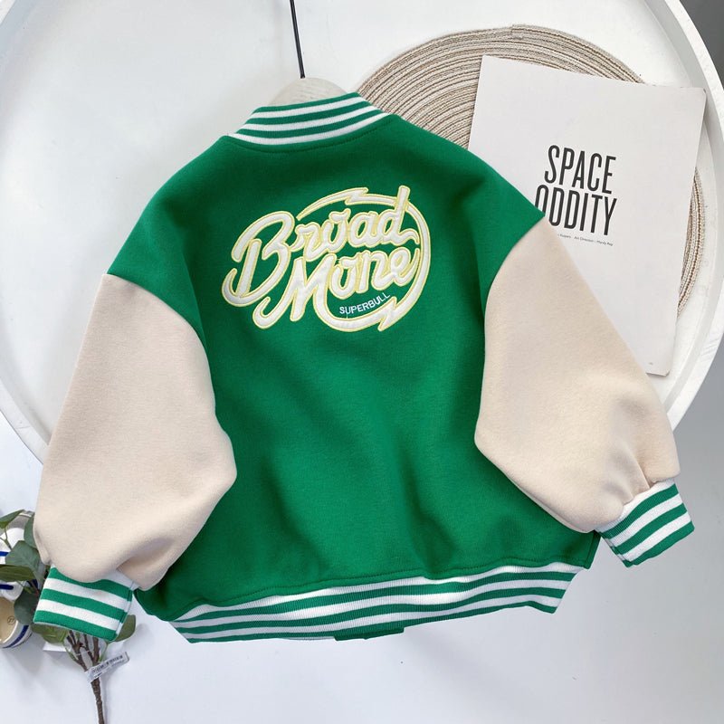 Children's Clothing Boys All-match Korean Baseball Uniform Jacket - RICALOUX