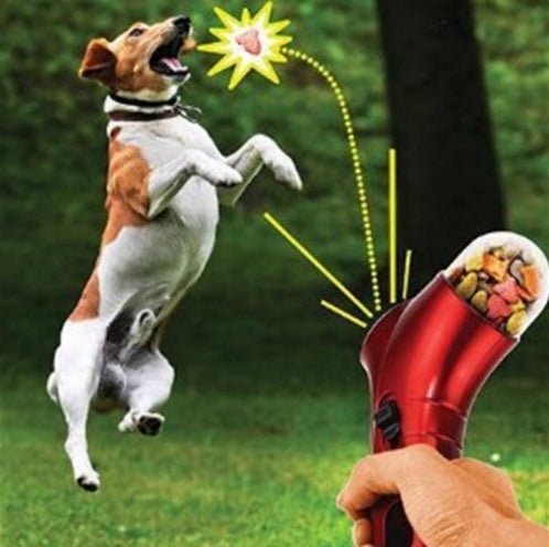 Pet Food Catapult Feeder Funny Dog Toy - RICALOUX