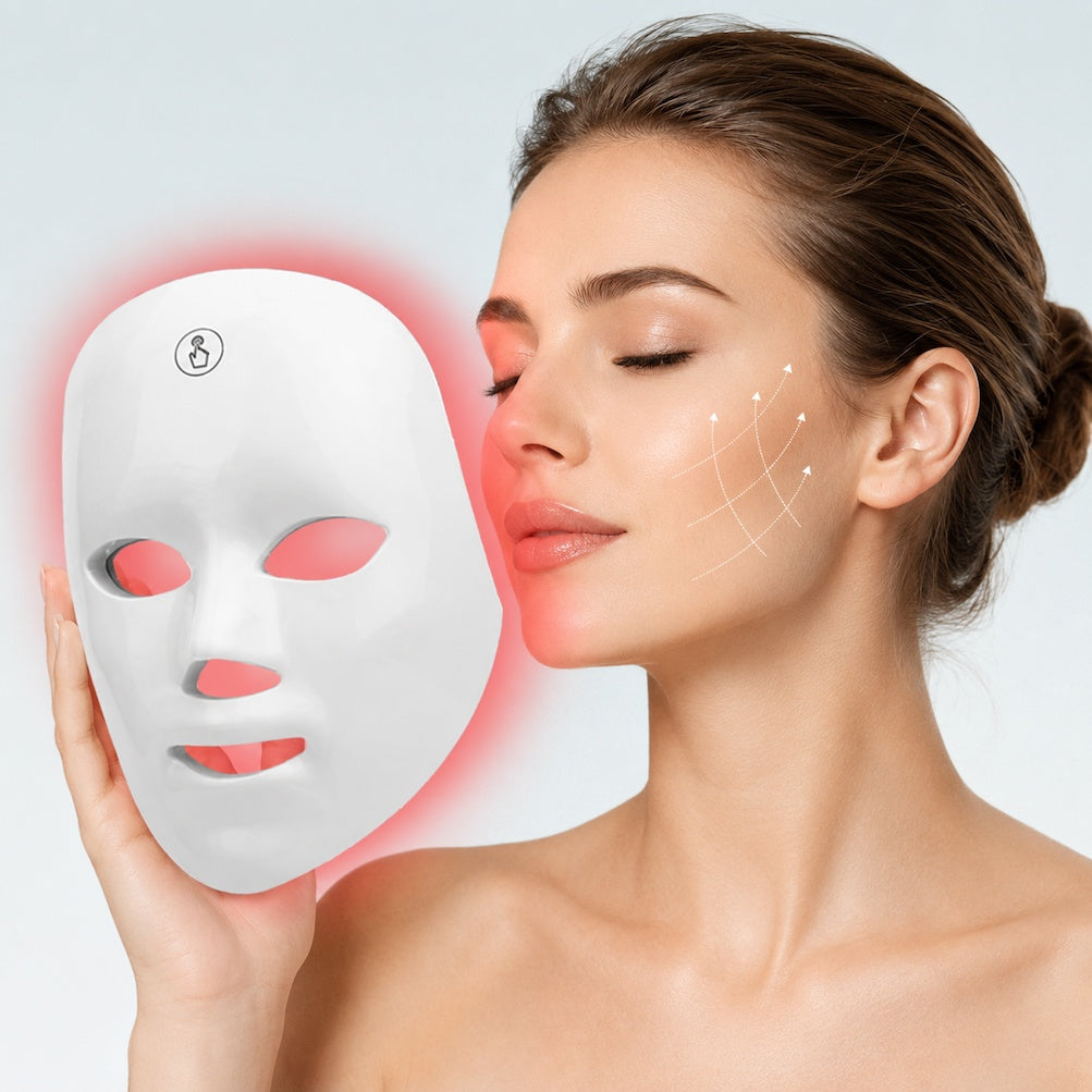 Red Light Facial Mask Beauty Lamp Home LED Facial Mask Device – Premium beauty/skincare | RICALOUX