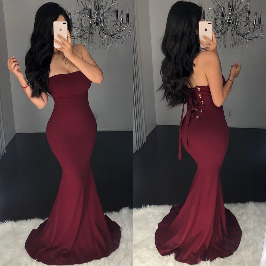Strapless backless maxi skirt - RICALOUX
