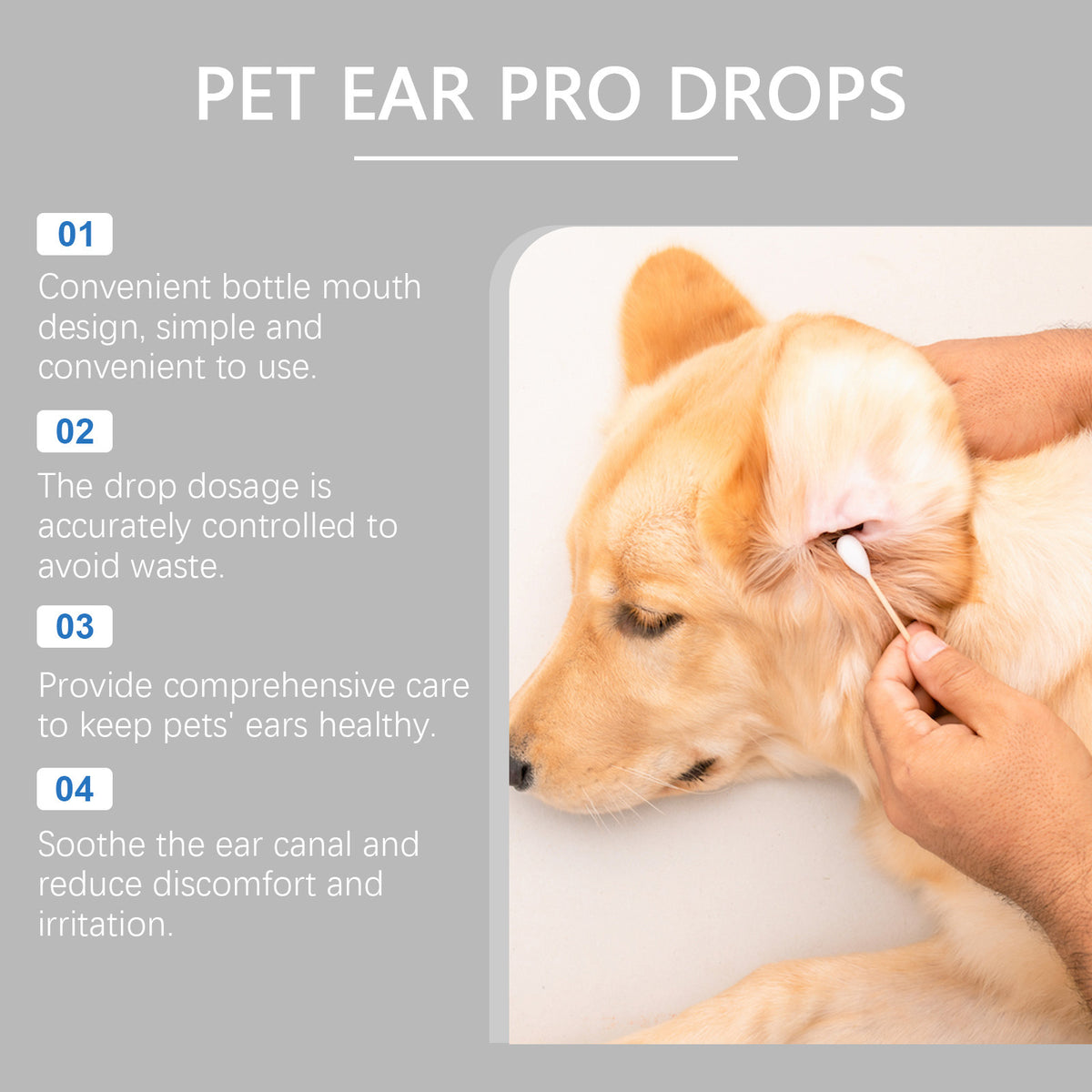 Pet Ear Care Solution For Gentle Cleaning by Ricaloux