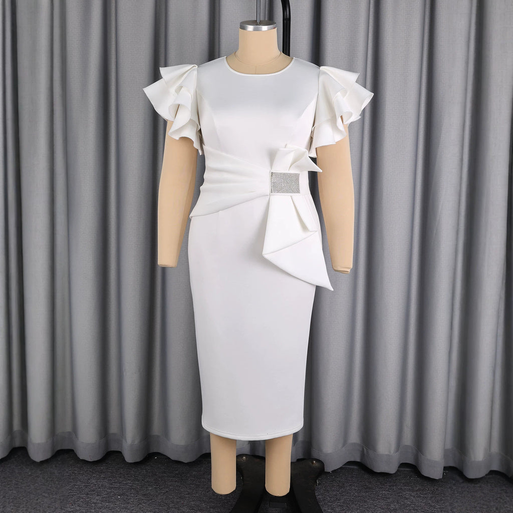 Fashionable High-waisted Figure-hugging Sheath Dress – Premium 0 | RICALOUX