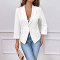 Elegant One-button Womens Blazer Casual Jacket – Premium 0 | RICALOUX