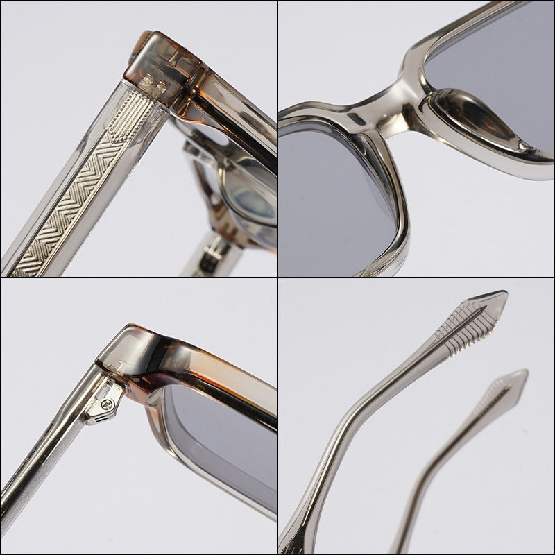 UV400 UV-protection Imitation-acetate Thick-frame Sunglasses – Premium 0 | RICALOUX